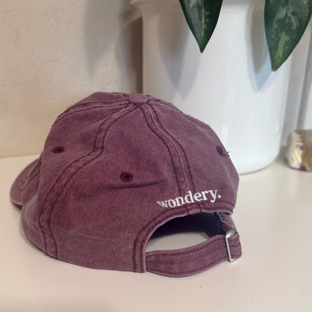 NWOT Wild Embroidered Purple Cap - Picture 2 of 9